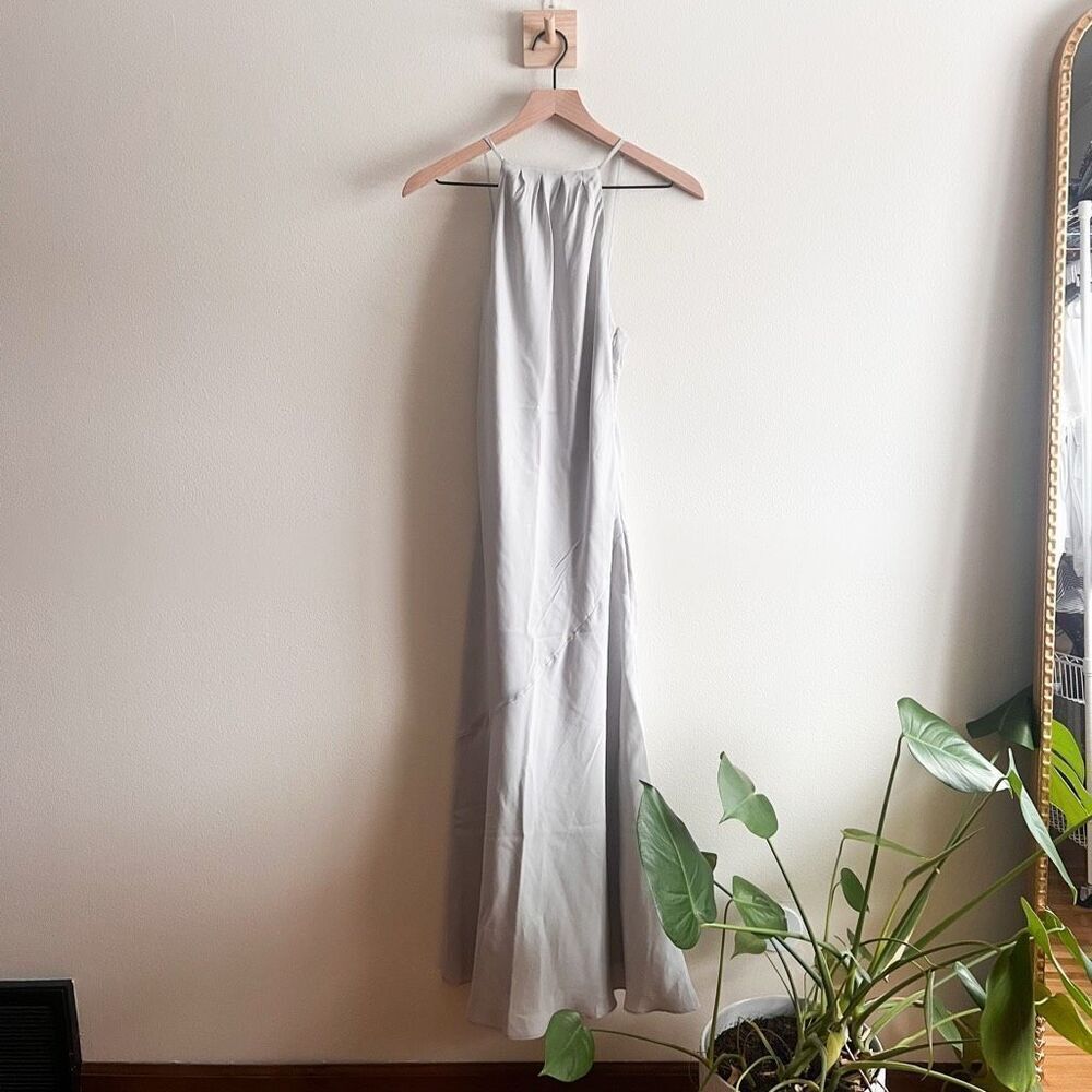 New Abercrombie and Fitch High Neck Maxi Dress Size XS - Picture 6 of 10